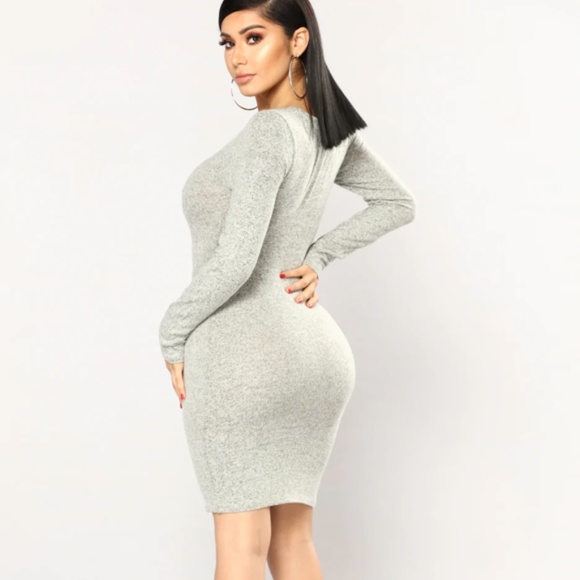 Fashion Nova Soft Long Sleeve Dress - Picture 4 of 9